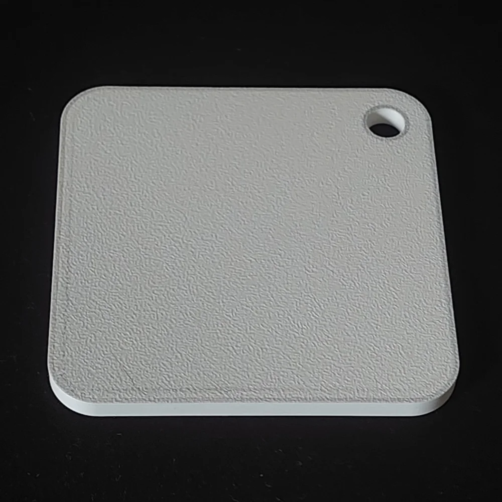 Echantillon PLA mat Blanc Absolu imprime en 3D