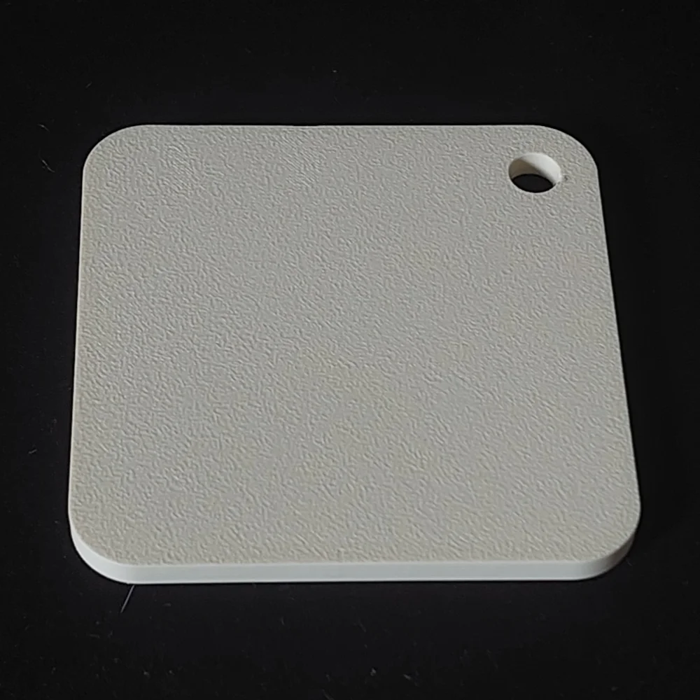 Echantillon PLA mat Blanc Ivoire imprime en 3D