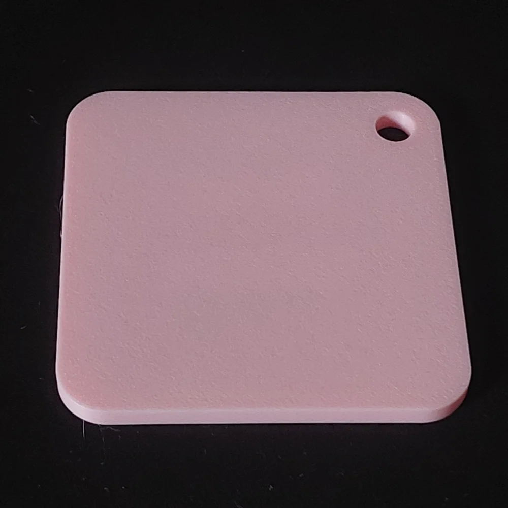 Echantillon PLA mat Rose Sakura imprime en 3D