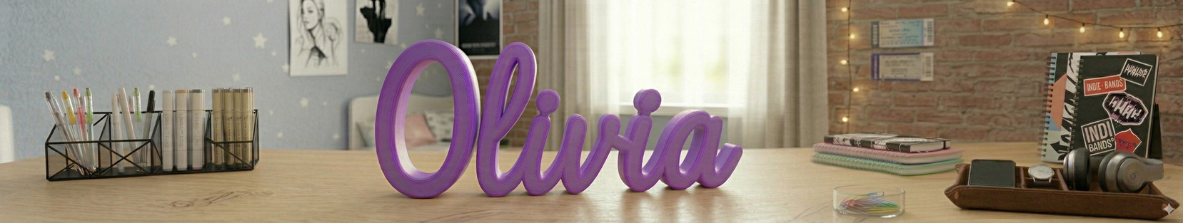 Lalphabet3d - Texte sans socle